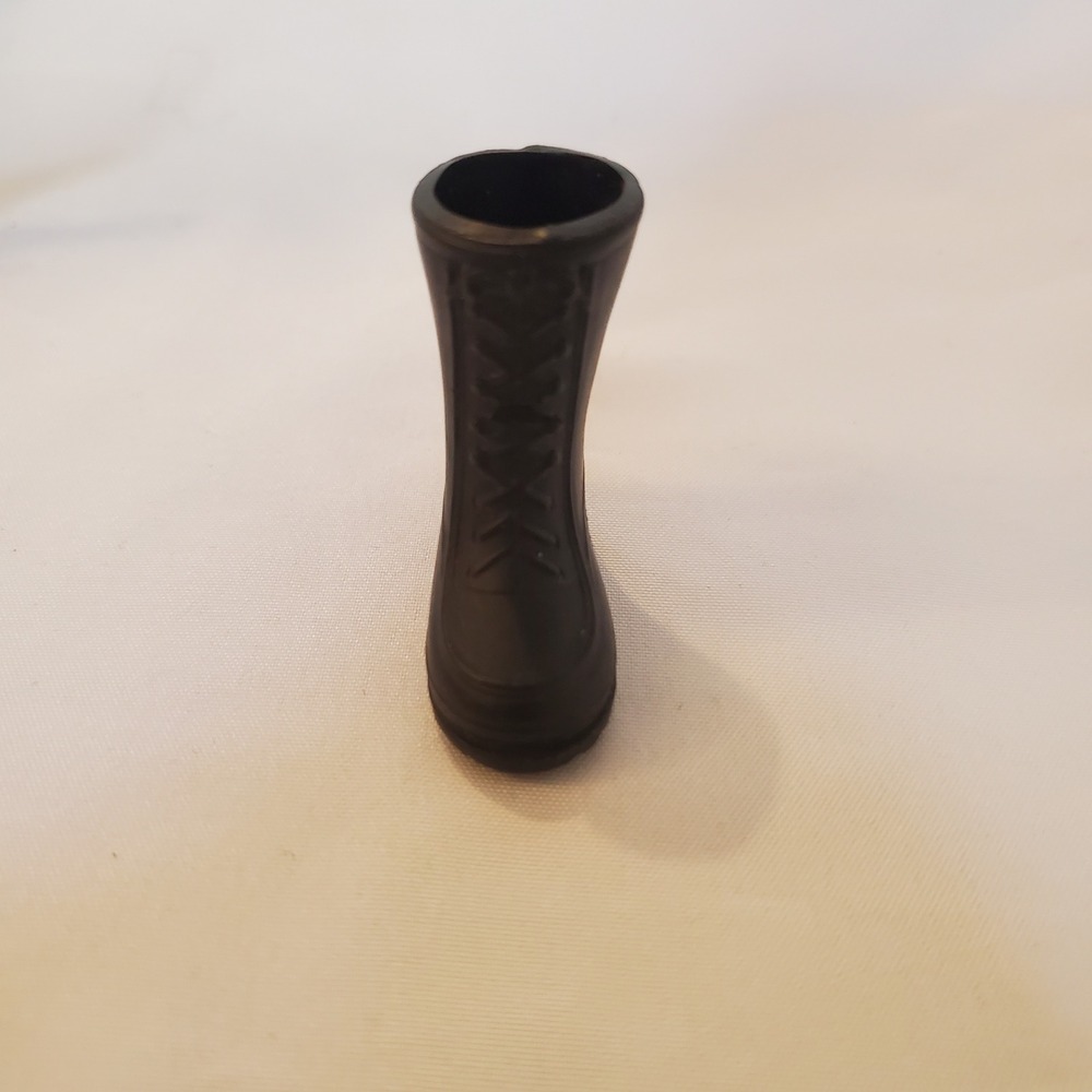 Kids Doll Black Combat Boot Accessory Replace Part Miniature Shoe‎ action figure